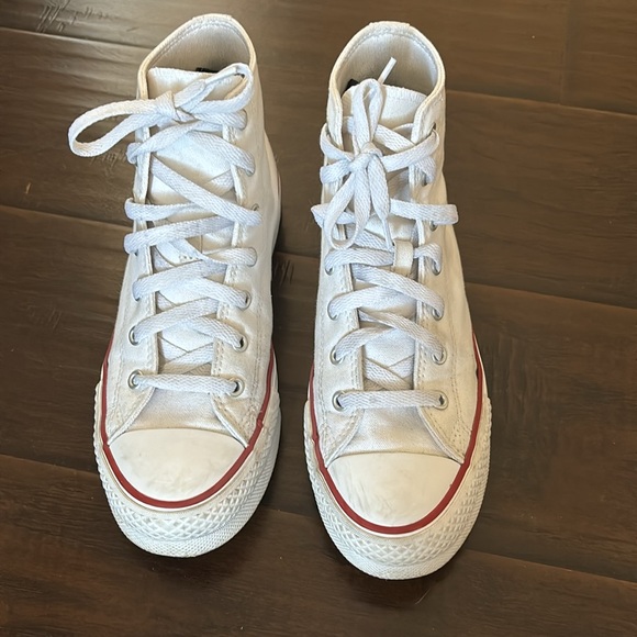 All star white platform converse kids size 5 women’s 6.5 - Picture 7 of 8